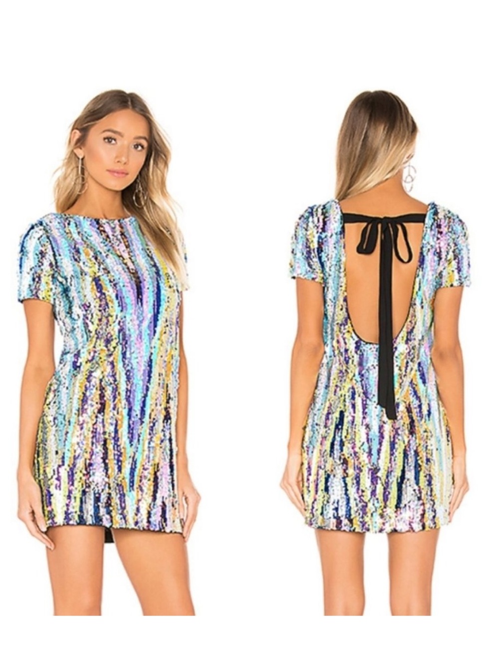 X by NBD Sydni Sequin Mini Dress size XS